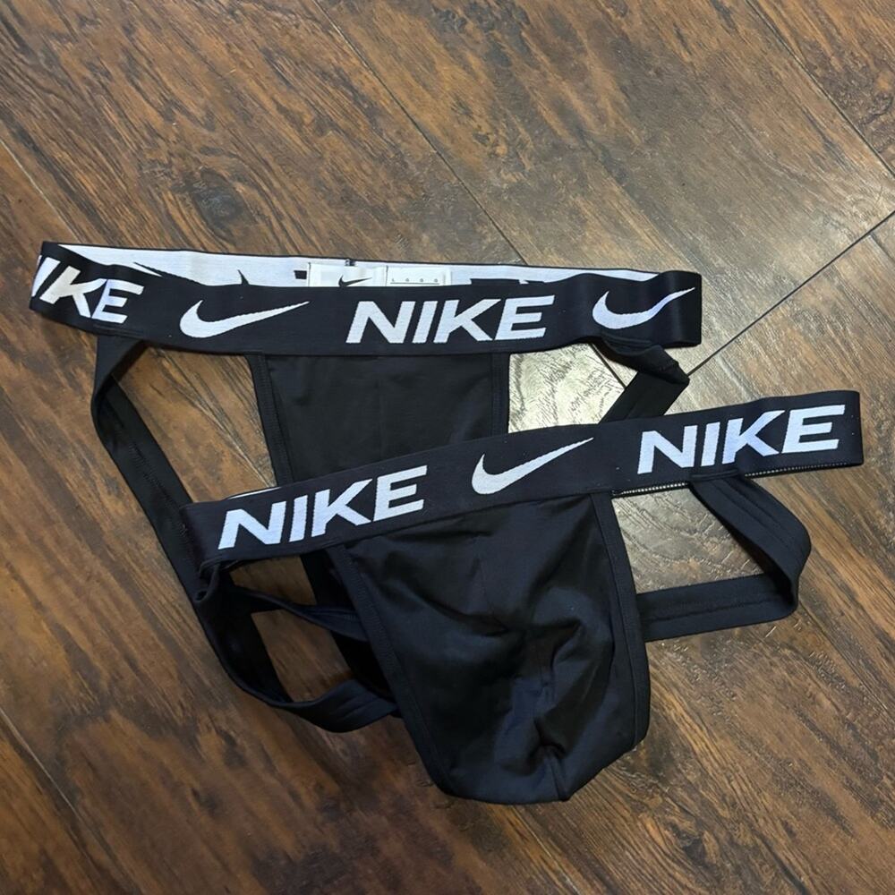 Nike | Essential Micro Black and White Dri-FIT Jockstraps